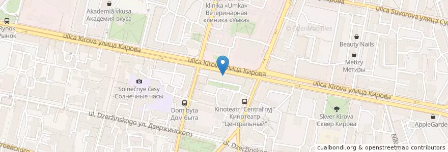 Mapa de ubicacion de Coffee Hub en Rússia, Distrito Federal Central, Oblast De Kaluga, Городской Округ Калуга.