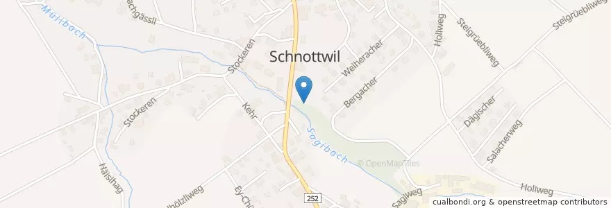 Mapa de ubicacion de Schnottwil en スイス, Solothurn, Amtei Bucheggberg-Wasseramt, Bezirk Bucheggberg, Schnottwil.