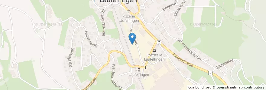 Mapa de ubicacion de Läufelfingen en Svizzera, Basilea Campagna, Bezirk Sissach, Läufelfingen.