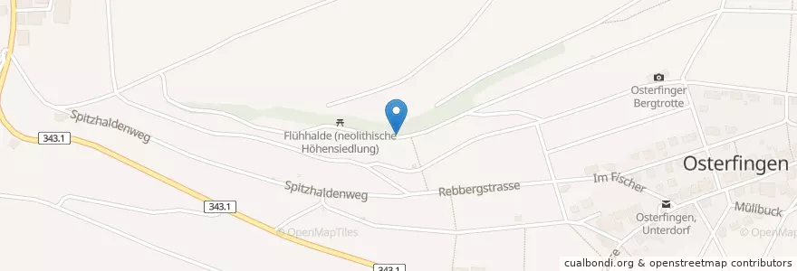 Mapa de ubicacion de Wilchingen en Switzerland, Schaffhausen, Bezirk Unterklettgau, Wilchingen.
