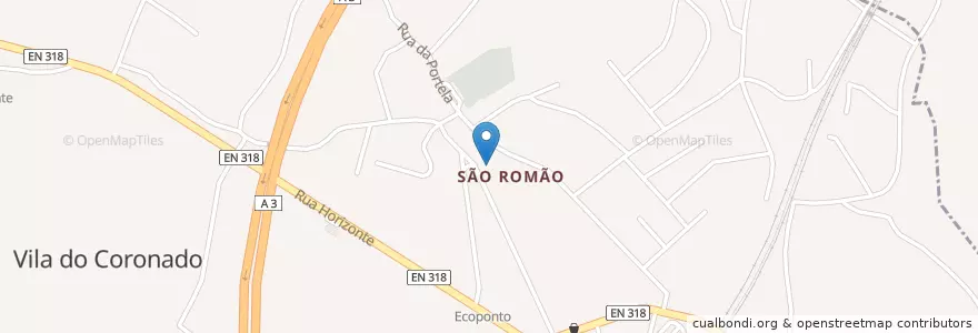 Mapa de ubicacion de Creche e Jardim Escola da Santa Casa da Misericórdia da Trofa en Portugal, Nord, Porto, Área Metropolitana Do Porto, Trofa, Coronado.