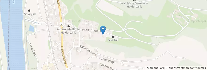 Mapa de ubicacion de Holderbank en Швейцария, Аргау, Bezirk Lenzburg, Holderbank.