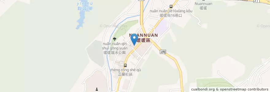 Mapa de ubicacion de 暖暖郵局 en Taïwan, Province De Taïwan, 基隆市, 暖暖區.