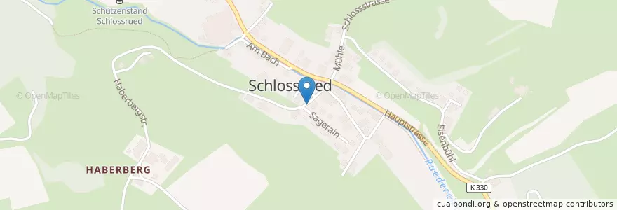 Mapa de ubicacion de Schlossrued en Switzerland, Aargau, Bezirk Kulm, Schlossrued.