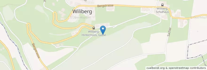 Mapa de ubicacion de Wiliberg en 瑞士, Aargau, Bezirk Zofingen, Wiliberg.