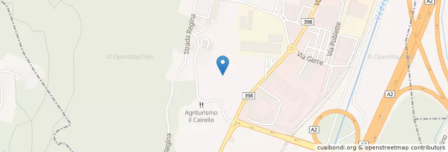 Mapa de ubicacion de Manno en Suiza, Tesino, Distretto Di Lugano, Manno.
