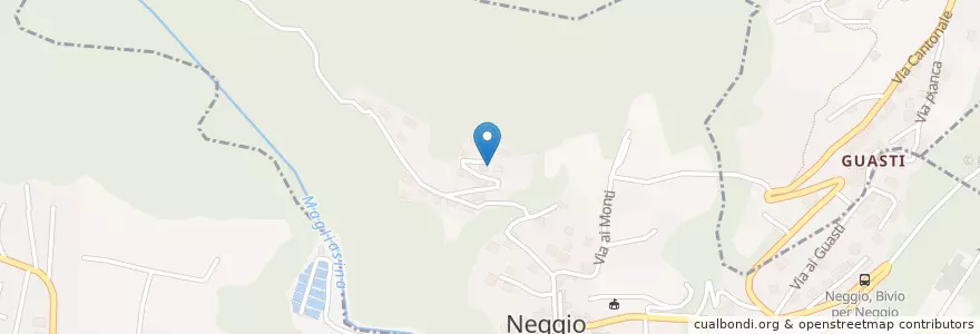 Mapa de ubicacion de Neggio en Швейцария, Тичино, Лугано, Circolo Della Magliasina, Neggio.