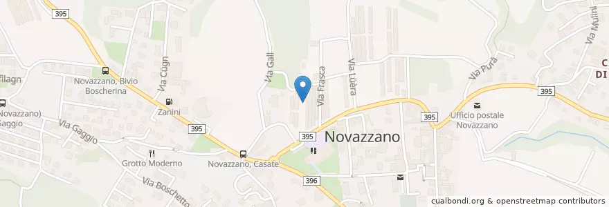 Mapa de ubicacion de Novazzano en İsviçre, Novazzano, Ticino, Circolo Di Stabio, Distretto Di Mendrisio, Circolo Di Stabio, Novazzano.