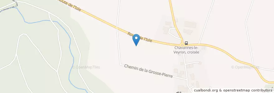 Mapa de ubicacion de Chavannes-le-Veyron en سويسرا, فود, District De Morges, Chavannes-Le-Veyron.