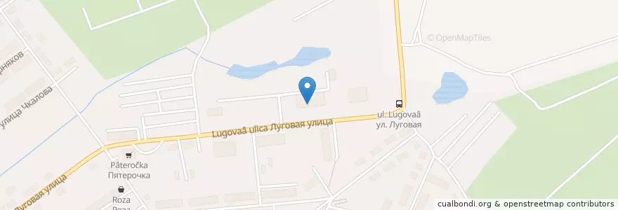 Mapa de ubicacion de Бородинская больница en Russie, District Fédéral Central, Oblast De Toula, Киреевский Район, Бородинское Сельское Поселение.