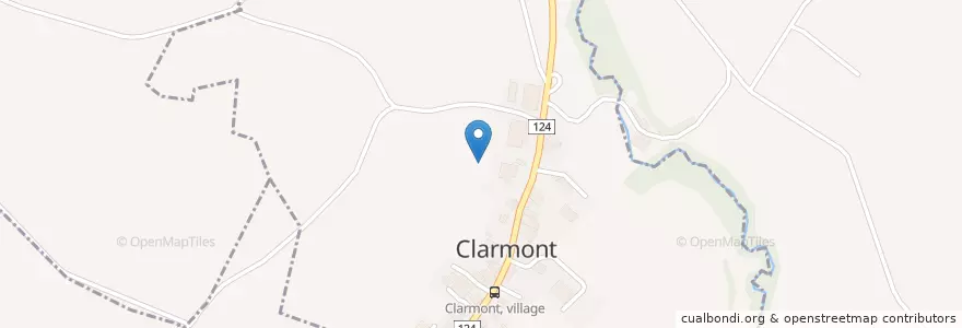 Mapa de ubicacion de Clarmont en Schweiz, Waadt, District De Morges, Clarmont.