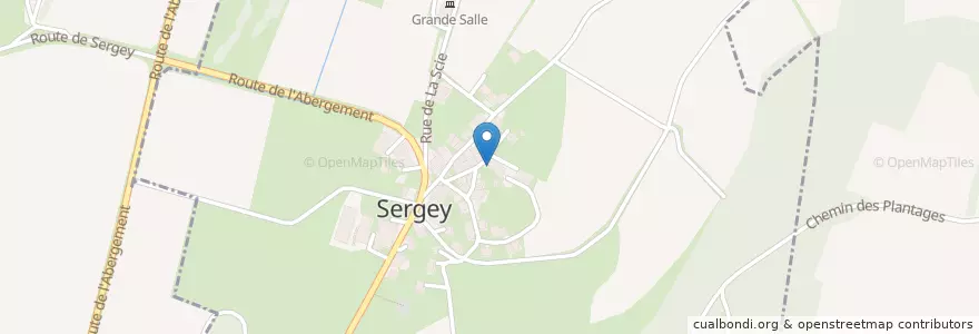 Mapa de ubicacion de Sergey en Швейцария, Во, Округ Жюра-Северная Водуа, Sergey.