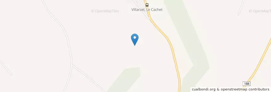 Mapa de ubicacion de Villarzel en Schweiz/Suisse/Svizzera/Svizra, Vaud, District De La Broye-Vully, Villarzel.