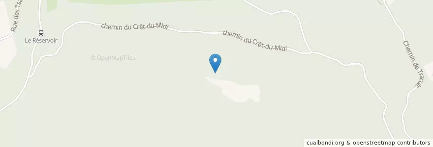 Mapa de ubicacion de Chalais en İsviçre, Valais/Wallis, Sierre, Chalais.