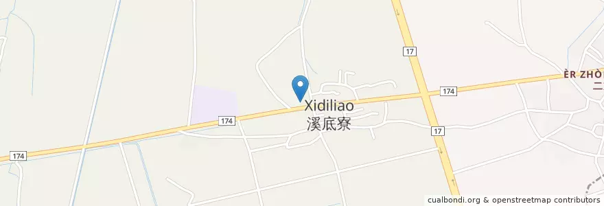 Mapa de ubicacion de 文山派出所 en 臺灣, 臺南市, 北門區.