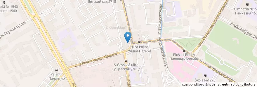 Mapa de ubicacion de Med4You en Rusland, Centraal Federaal District, Moskou, Центральный Административный Округ, Тверской Район.