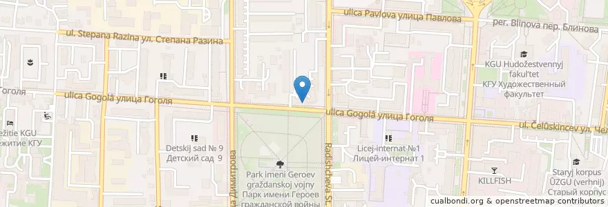 Mapa de ubicacion de ИНВИТРО en Rússia, Distrito Federal Central, Oblast De Kursk, Курский Район, Городской Округ Курск.