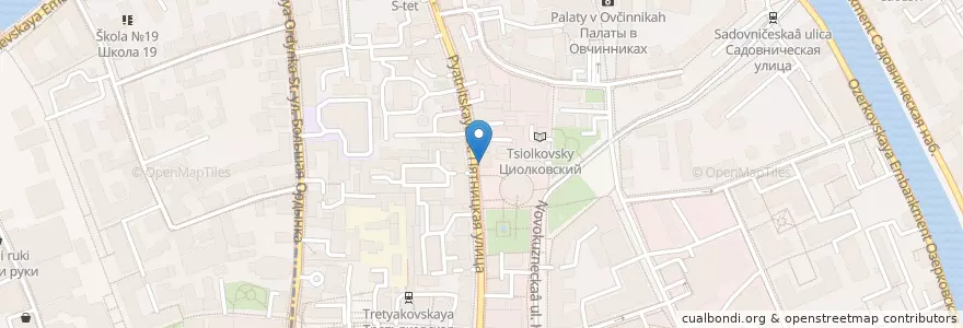 Mapa de ubicacion de ВТБ en Rusia, Центральный Федеральный Округ, Москва, Центральный Административный Округ, Район Замоскворечье.