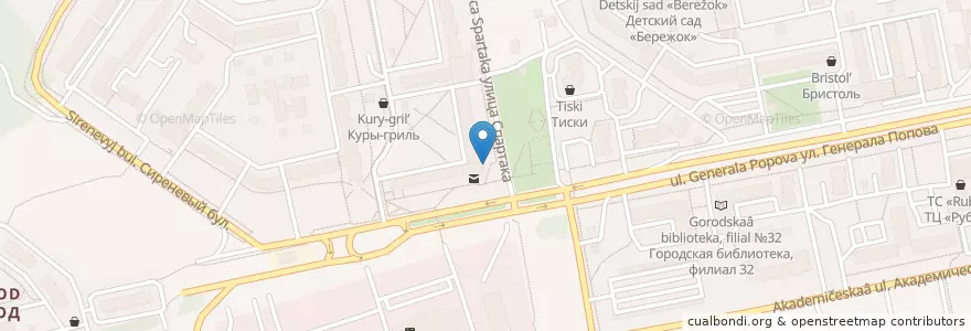 Mapa de ubicacion de Калугафармация en Russia, Distretto Federale Centrale, Калужская Область, Городской Округ Калуга.