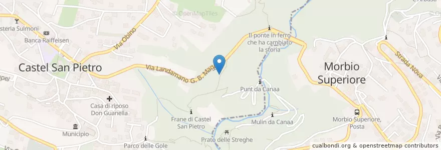 Mapa de ubicacion de Circolo di Balerna en İsviçre, Ticino, Distretto Di Mendrisio, Circolo Di Balerna, Castel San Pietro.