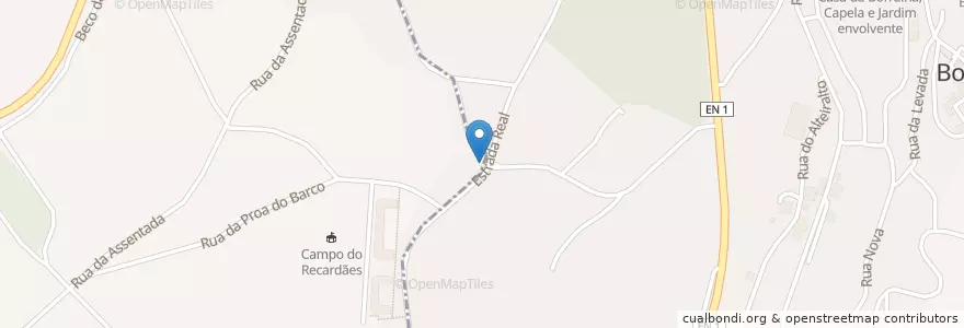 Mapa de ubicacion de Rasteiro en 포르투갈, Aveiro, Centro, Baixo Vouga, Águeda, Águeda E Borralha.