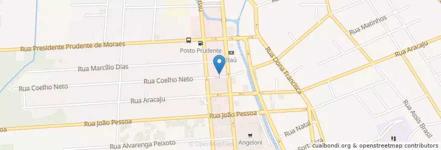 Mapa de ubicacion de Grão da Terra en برزیل, منطقه جنوب برزیل, سانتا کاتارینا, Região Geográfica Intermediária De Joinville, Microrregião De Joinville, Joinville.