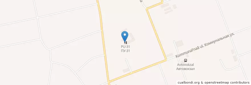 Mapa de ubicacion de ПУ-31 en Rússia, Distrito Federal Central, Брянская Область, Злынковский Район, Злынковское Городское Поселение.