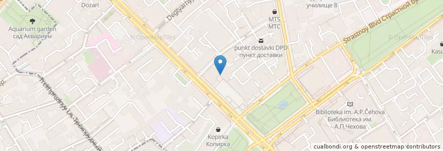 Mapa de ubicacion de Грабли en Rusland, Centraal Federaal District, Moskou, Центральный Административный Округ, Тверской Район.