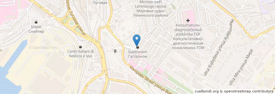 Mapa de ubicacion de Приём платежей en Rusia, Дальневосточный Федеральный Округ, Приморский Край, Владивостокский Городской Округ.