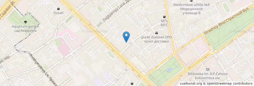 Mapa de ubicacion de ДжонДжоли en Russie, District Fédéral Central, Moscou, Центральный Административный Округ, Тверской Район.