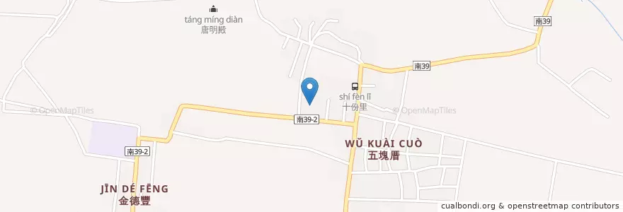 Mapa de ubicacion de 聖護宮 en 台湾, 台南市, 七股区.