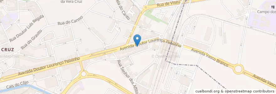 Mapa de ubicacion de Farmácia Avenida en البرتغال, آويرو, الوسطى, فوغا السفلى, آويرو, Glória E Vera Cruz.