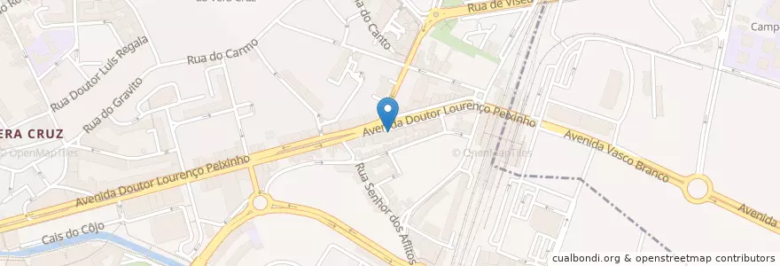 Mapa de ubicacion de Pizzburger en Portugal, Aveiro, Centre, Baixo Vouga, Aveiro, Glória E Vera Cruz.