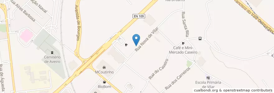 Mapa de ubicacion de Catedral da Esperança - Aveiro en Portogallo, Aveiro, Centro, Baixo Vouga, Aveiro, Glória E Vera Cruz.