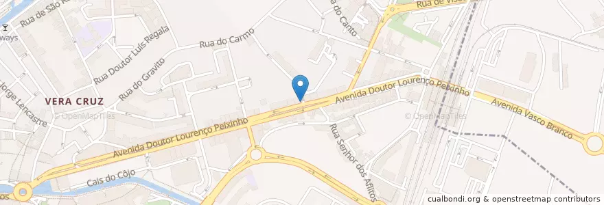 Mapa de ubicacion de CTT Aveiro (Avenida) en البرتغال, آويرو, الوسطى, فوغا السفلى, آويرو, Glória E Vera Cruz.