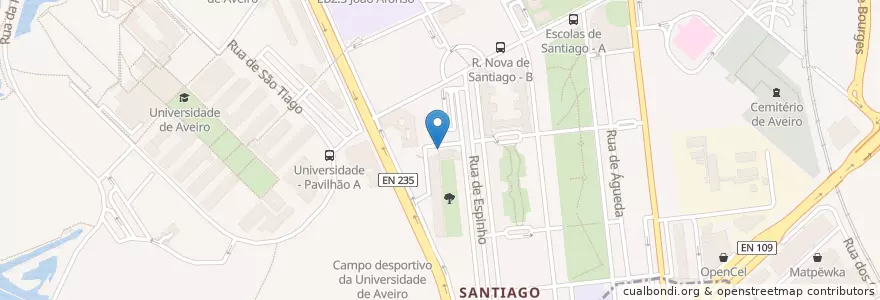 Mapa de ubicacion de BomBom en پرتغال, Aveiro, Centro, Baixo Vouga, Aveiro, Glória E Vera Cruz.