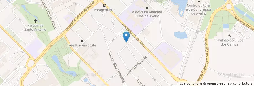 Mapa de ubicacion de Galeria Caffé en Portekiz, Aveiro, Centro, Baixo Vouga, Aveiro, Glória E Vera Cruz.
