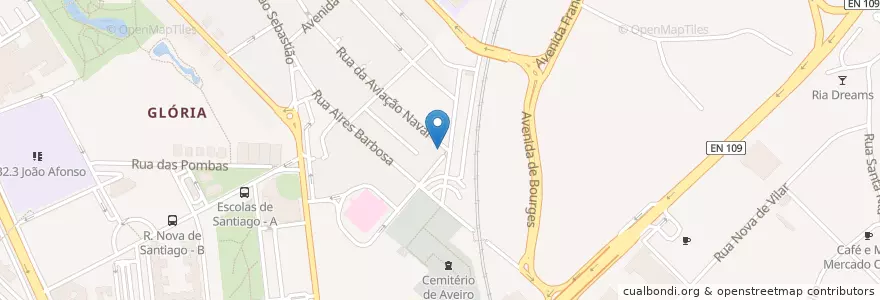 Mapa de ubicacion de Clisol en Portekiz, Aveiro, Centro, Baixo Vouga, Aveiro, Glória E Vera Cruz.