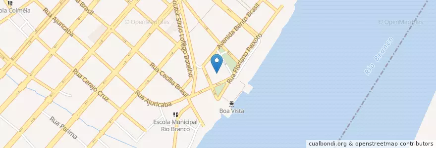Mapa de ubicacion de Hospital Lotty Íris en ブラジル, 北部地域, ロライマ, Região Geográfica Intermediária De Boa Vista, Microrregião De Boa Vista, ボア・ヴィスタ.