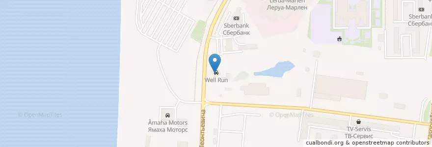 Mapa de ubicacion de WellRun en 러시아, Дальневосточный Федеральный Округ, Хабаровский Край, Городской Округ Хабаровск.