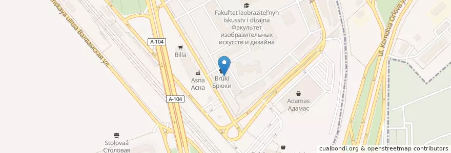 Mapa de ubicacion de ИКБ en Russland, Föderationskreis Zentralrussland, Moskau, Nördlicher Verwaltungsbezirk, Тимирязевский Район.