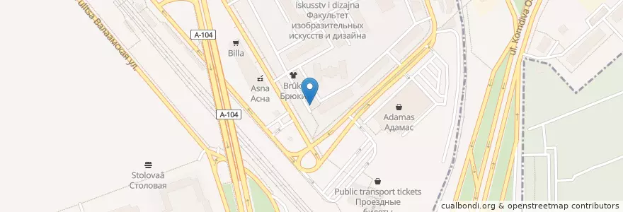 Mapa de ubicacion de Юниаструм Банк en 러시아, Центральный Федеральный Округ, Москва, Северный Административный Округ, Тимирязевский Район.
