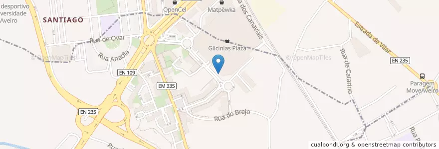 Mapa de ubicacion de La Parrilla en ポルトガル, Aveiro, Centro, Baixo Vouga, Aveiro, Glória E Vera Cruz.