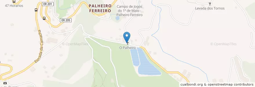 Mapa de ubicacion de O Palheiro en 포르투갈, São Gonçalo.