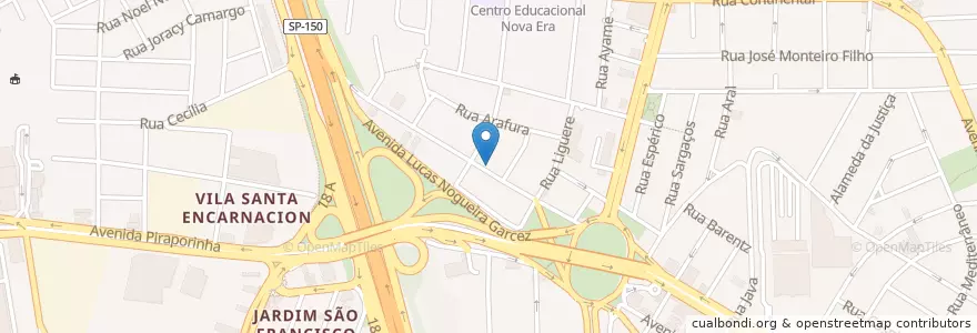 Mapa de ubicacion de Doutor Eduardo Andrade en برزیل, منطقه جنوب شرقی برزیل, سائوپائولو, Região Geográfica Intermediária De São Paulo, Região Metropolitana De São Paulo, Região Imediata De São Paulo, São Bernardo Do Campo.