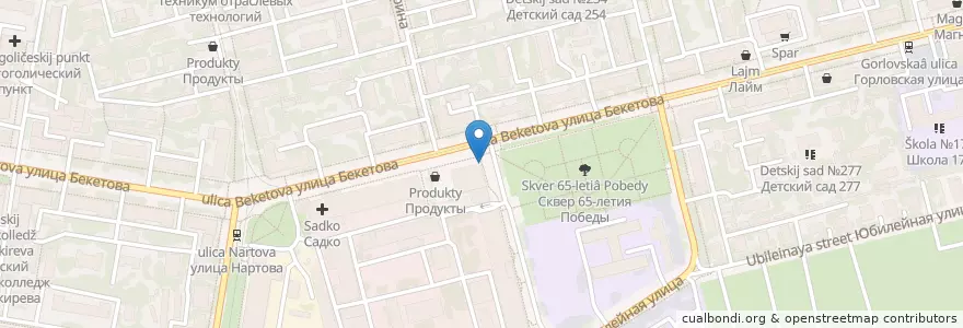 Mapa de ubicacion de Шестерёнка en Russie, District Fédéral De La Volga, Oblast De Nijni Novgorod, Городской Округ Нижний Новгород.