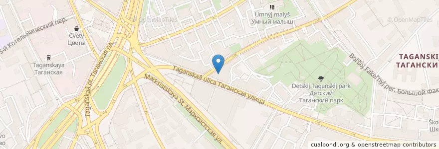 Mapa de ubicacion de Пронто en روسيا, Центральный Федеральный Округ, Москва, Центральный Административный Округ, Таганский Район.