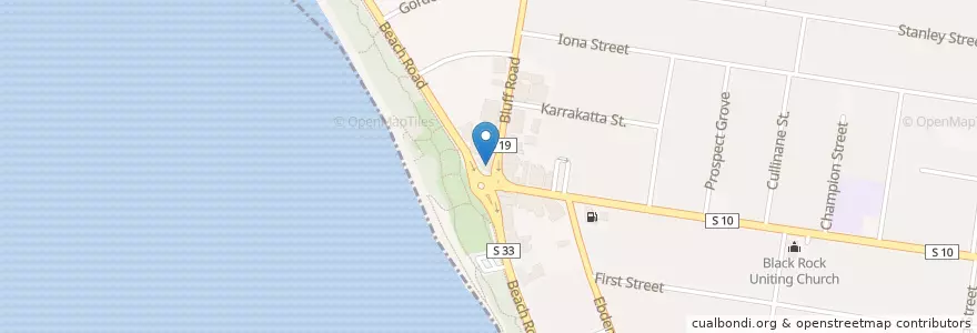 Mapa de ubicacion de Odo en Austrália, Victoria.