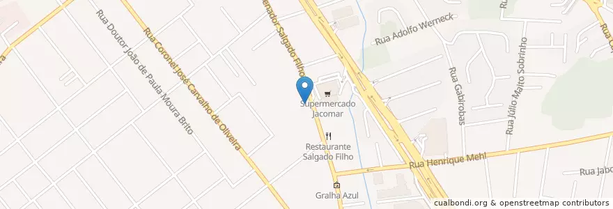 Mapa de ubicacion de Armazém Santa Ana en برزیل, منطقه جنوب برزیل, پارانا, Região Geográfica Intermediária De Curitiba, Região Metropolitana De Curitiba, Microrregião De Curitiba, کوریتیبا.