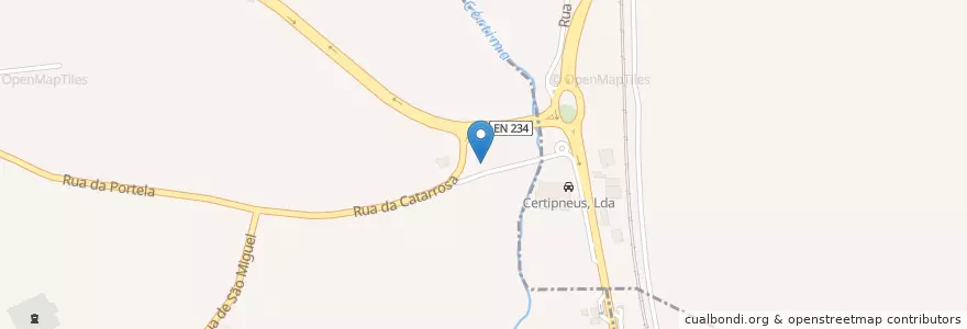 Mapa de ubicacion de Café Via Romana II en Португалия, Aveiro, Центральный Регион, Baixo Vouga, Mealhada.